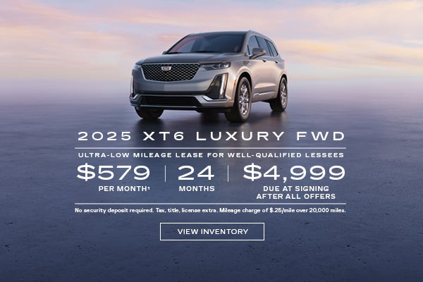 2025 XT6 LUXURY. Ultra low mileage lease for well qualified current eligible GM lessees. $579 per...